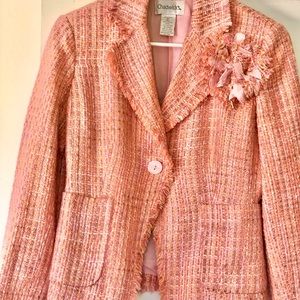 Chadwick Dress Jacket Sz- 2P melon multi color